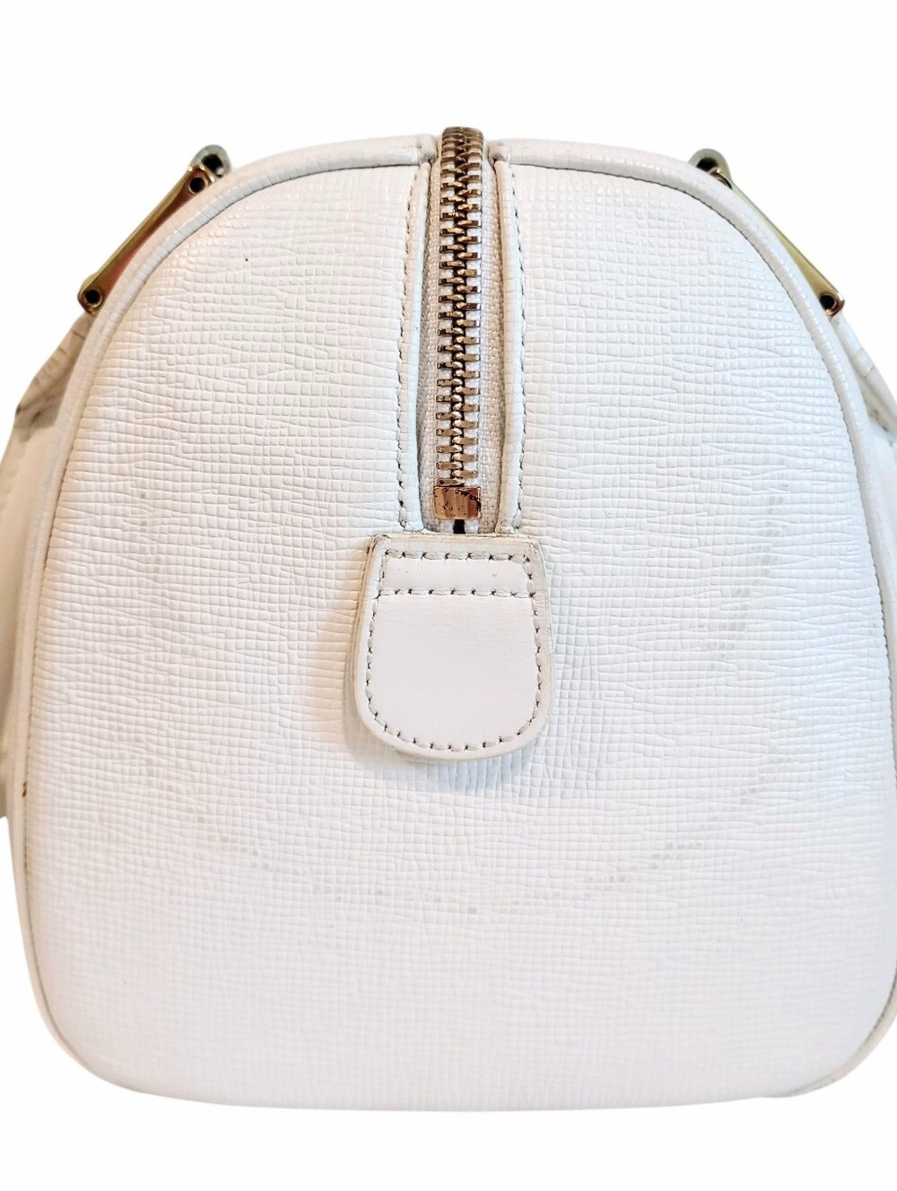 MCM Small Saffiano Leather Boston Bag - Picture 6 of 16